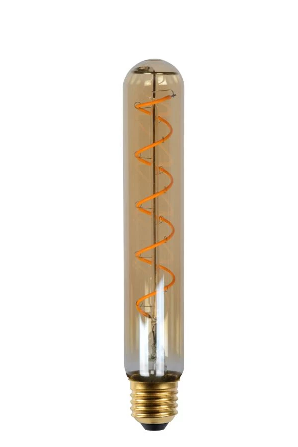 Lucide T32 - Filament lamp - Ø 3,2 cm - LED Dimb. - E27 - 1x4,9W 2200K - Amber - uitgezet